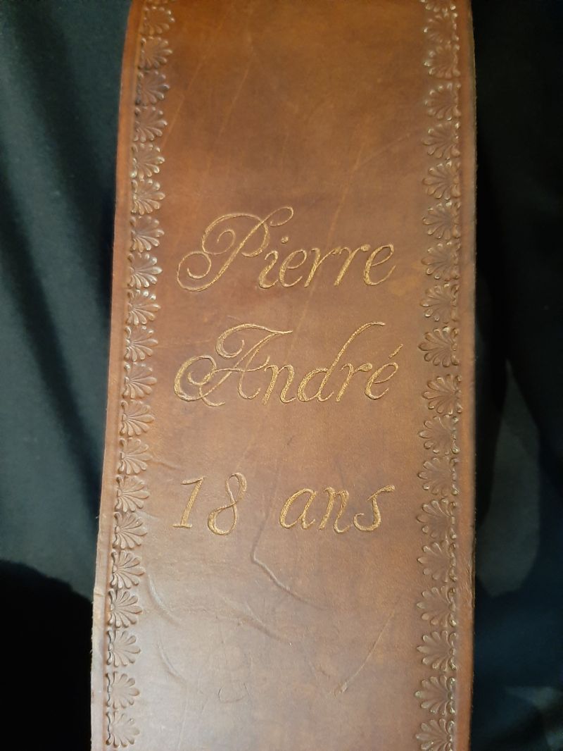 Gravure courroie anniv