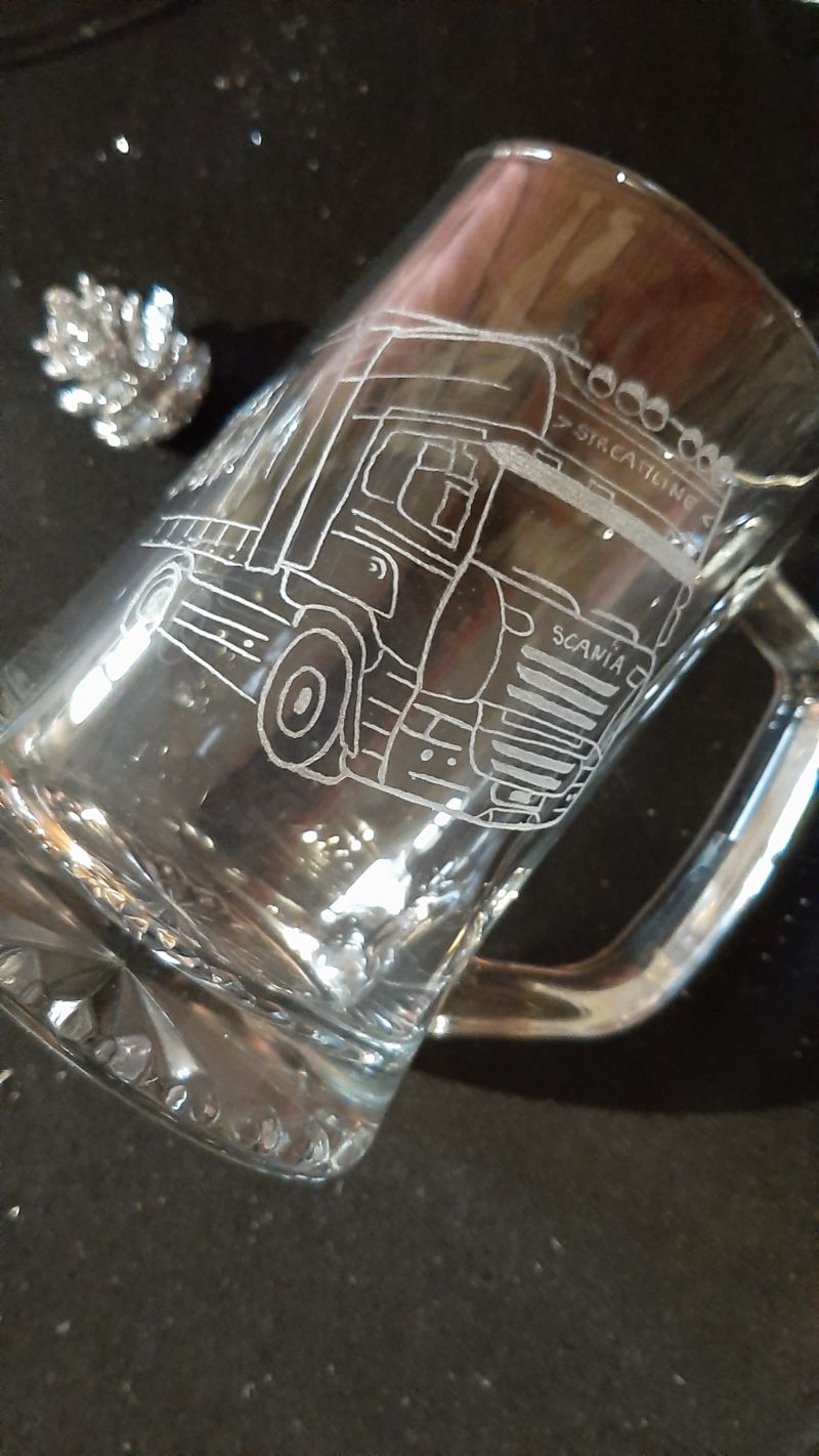 Choppe &agrave; bi&egrave;re camion