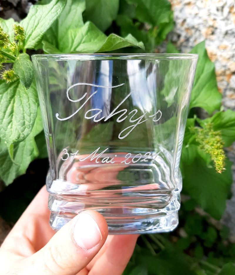 Verre whisky naissance 