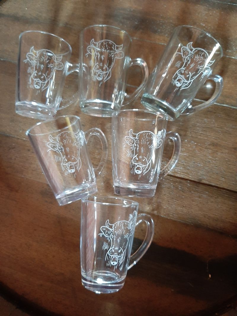 Tasse &agrave; caf&eacute; tete de vache 