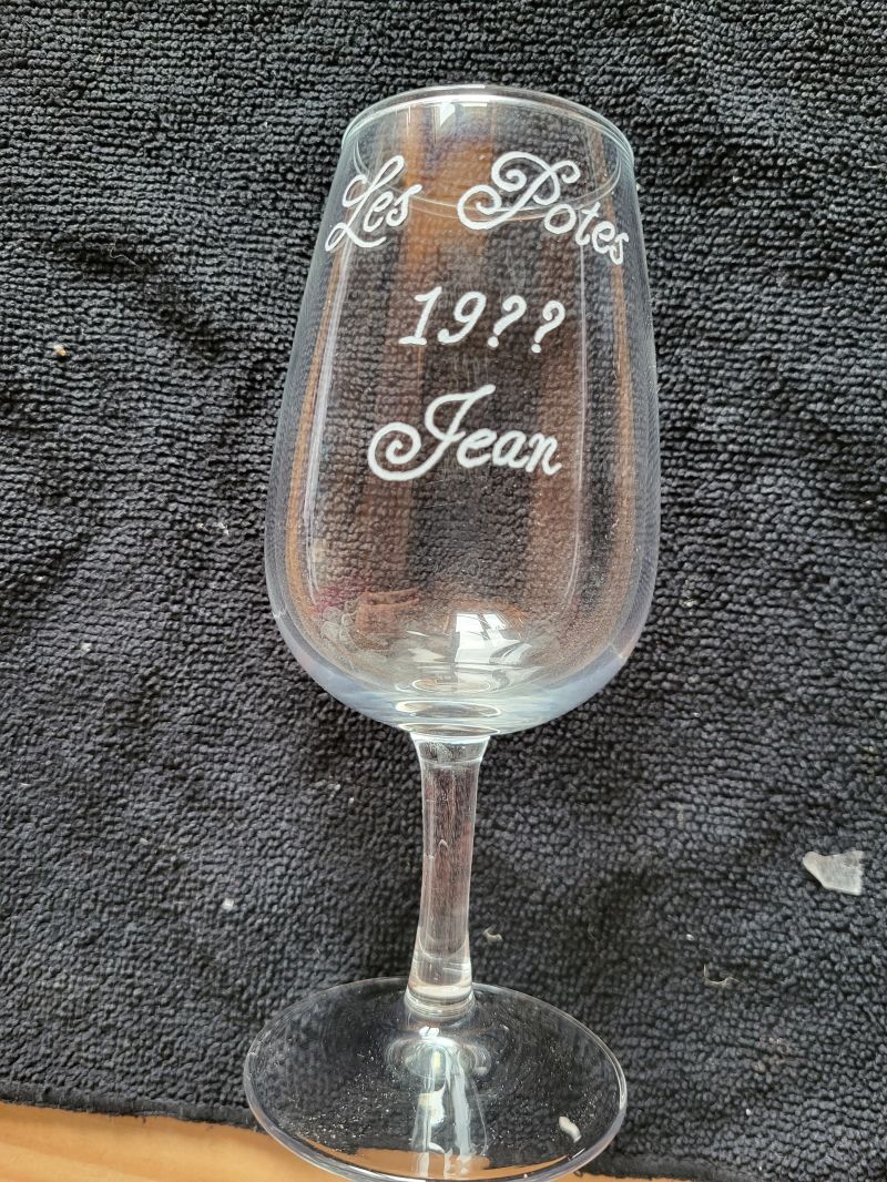 Verre &agrave; vin les potes 