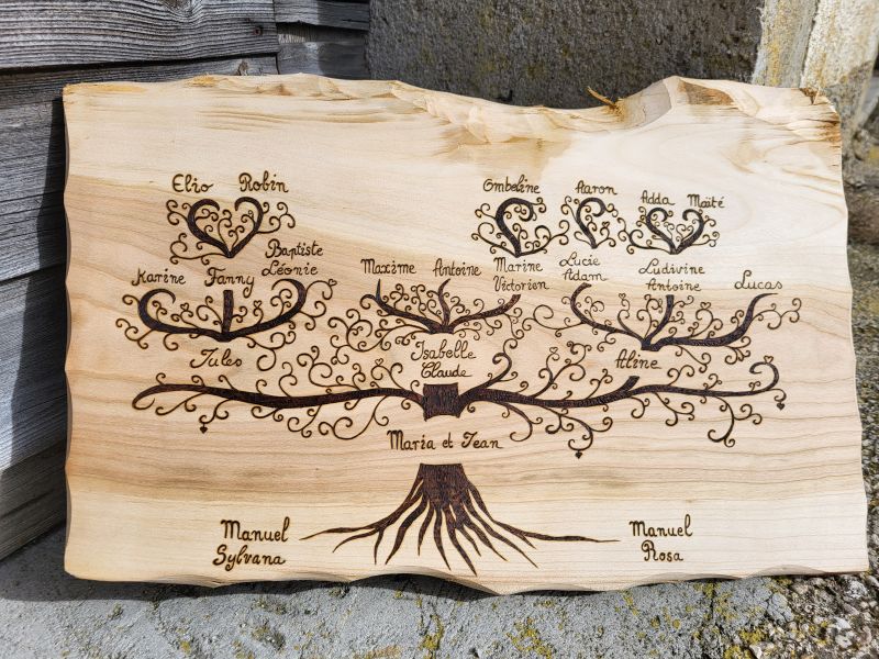 Planche arbre g&eacute;n&eacute;alogique 