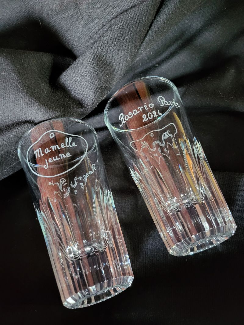 Verre &agrave; pont mamelle jeune 