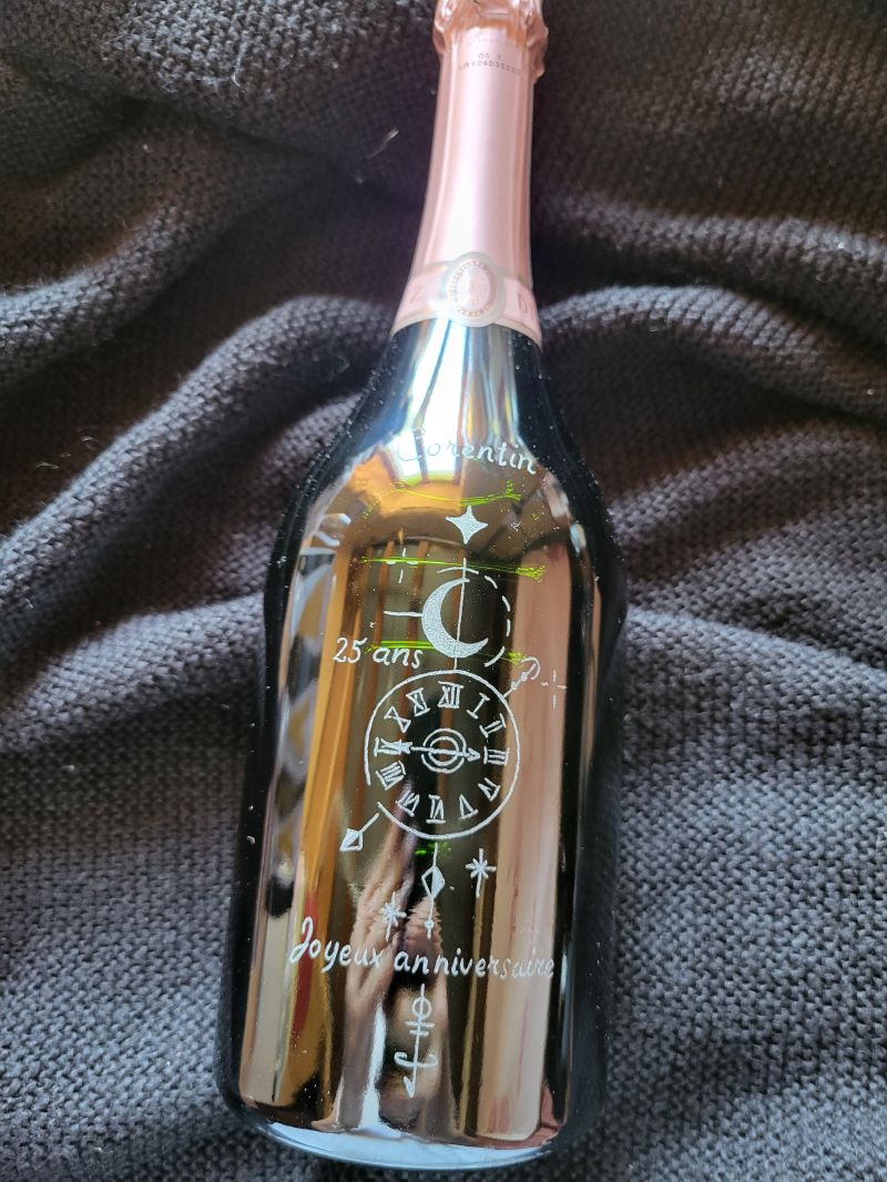 Gravure sur bouteille 