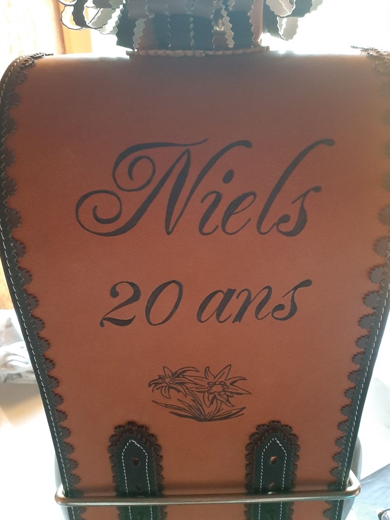 Gravure courroie anniv