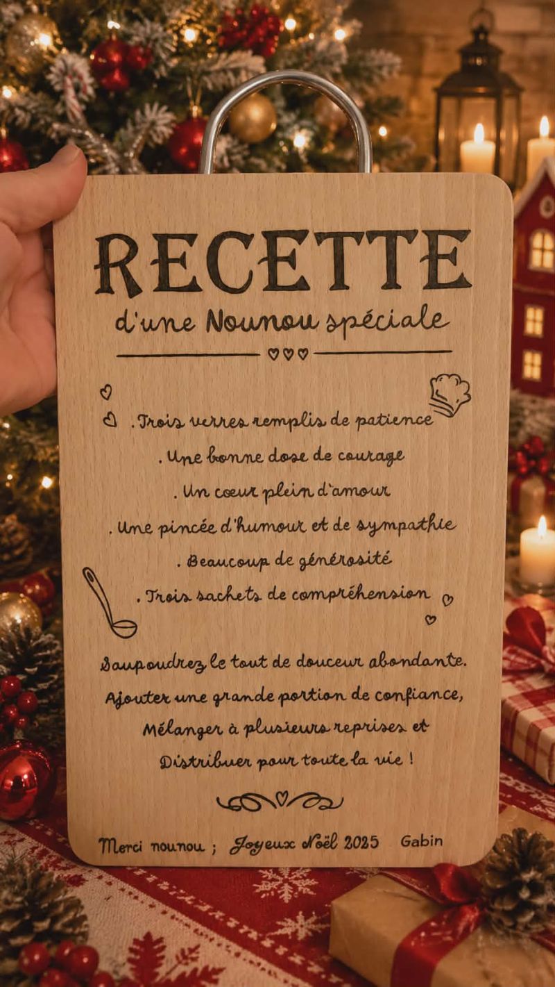 Planche à découper Nounou