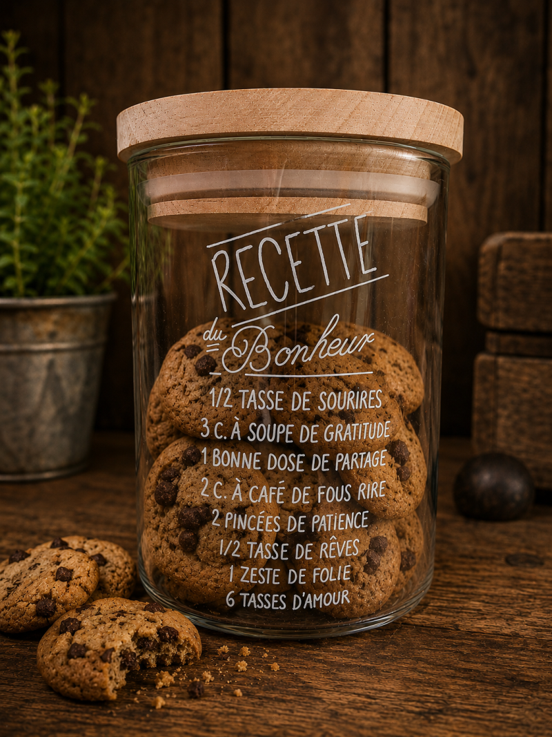 Pot alimentaire RECETTE DU BONHEUR