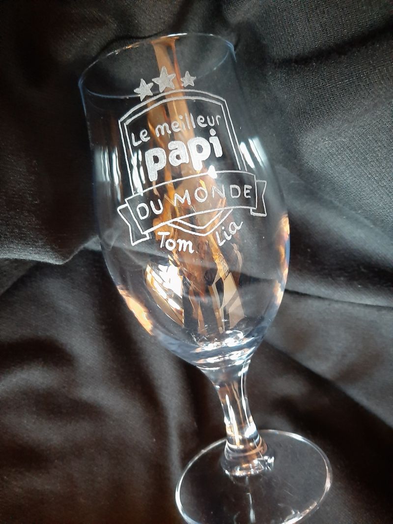 Verre &agrave; biere papy