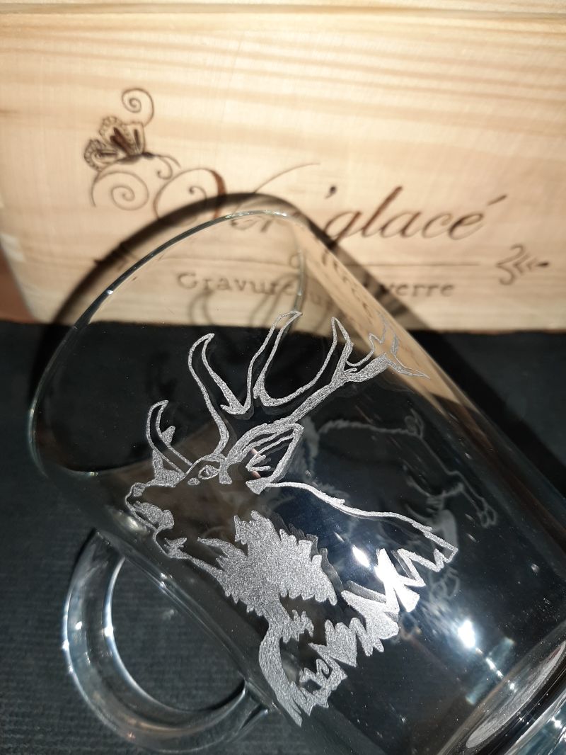 Mug cerf brame 