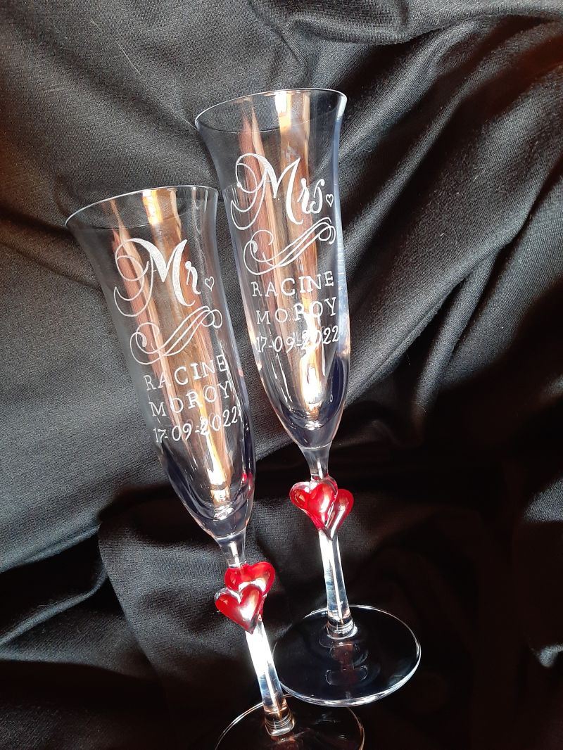 Fl&ucirc;te coeur rouge 