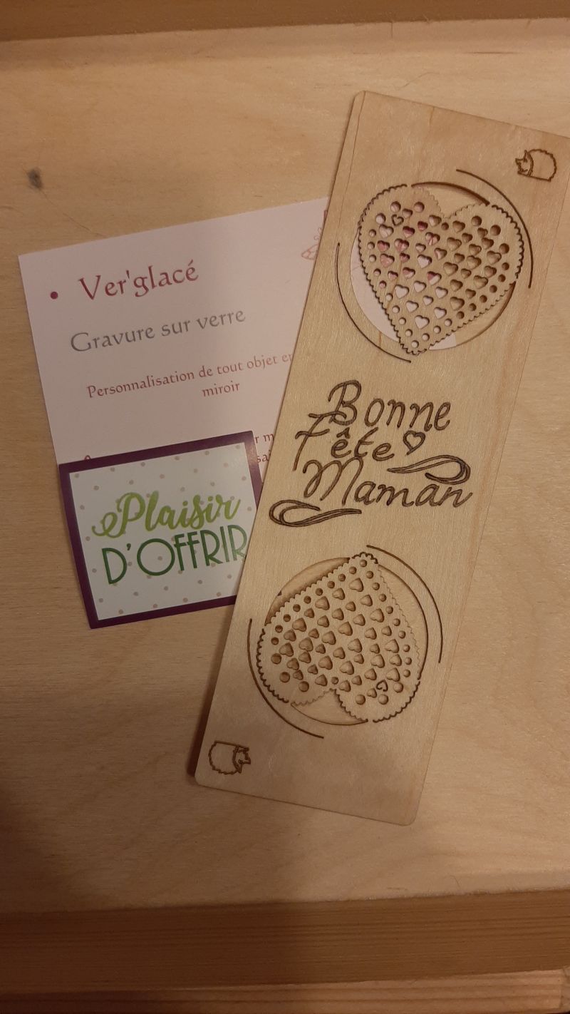 Marque page bonne f&ecirc;te maman
