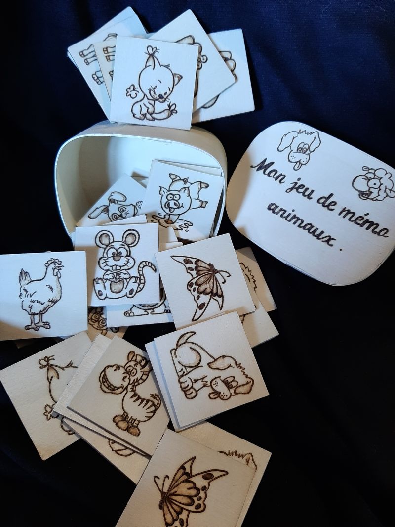 Jeu de m&eacute;mo enfant 