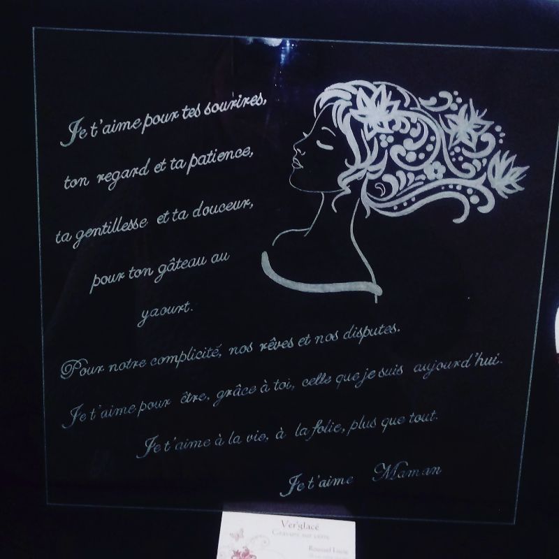 Cadre je t'aime maman 