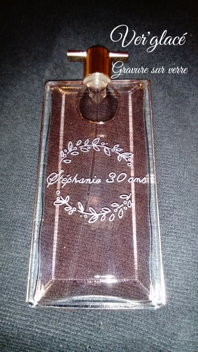 Gravure bouteille parfum