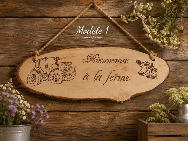 Planche bienvenue à la ferme